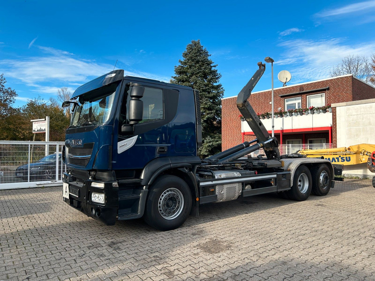 Camión multibasculante Iveco 460 Stralis MEILLER Abroller mit LIft-Lenkachse