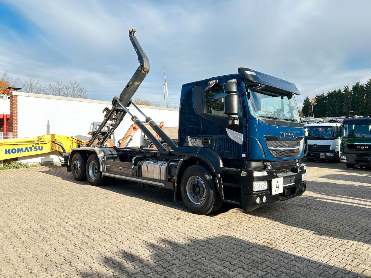 Camión multibasculante Iveco 460 Stralis MEILLER Abroller mit LIft-Lenkachse