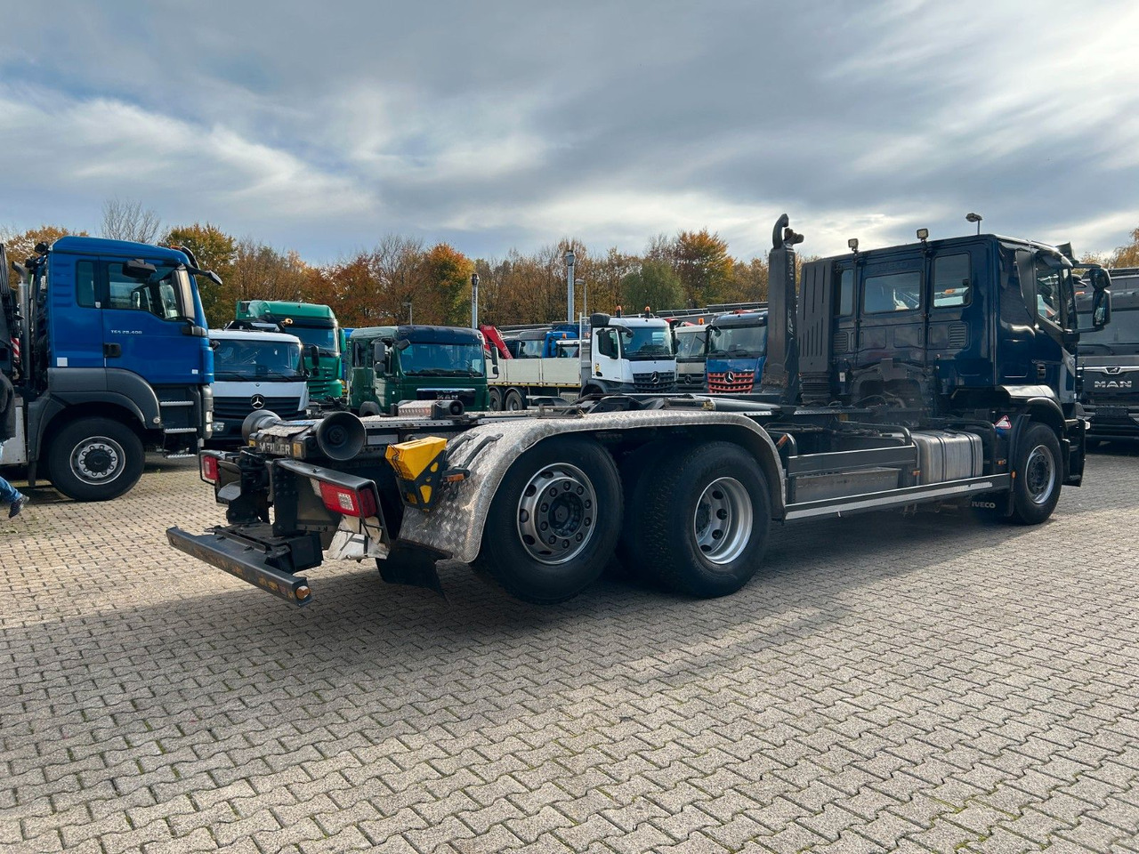 Camión multibasculante Iveco 460 Stralis MEILLER Abroller mit LIft-Lenkachse