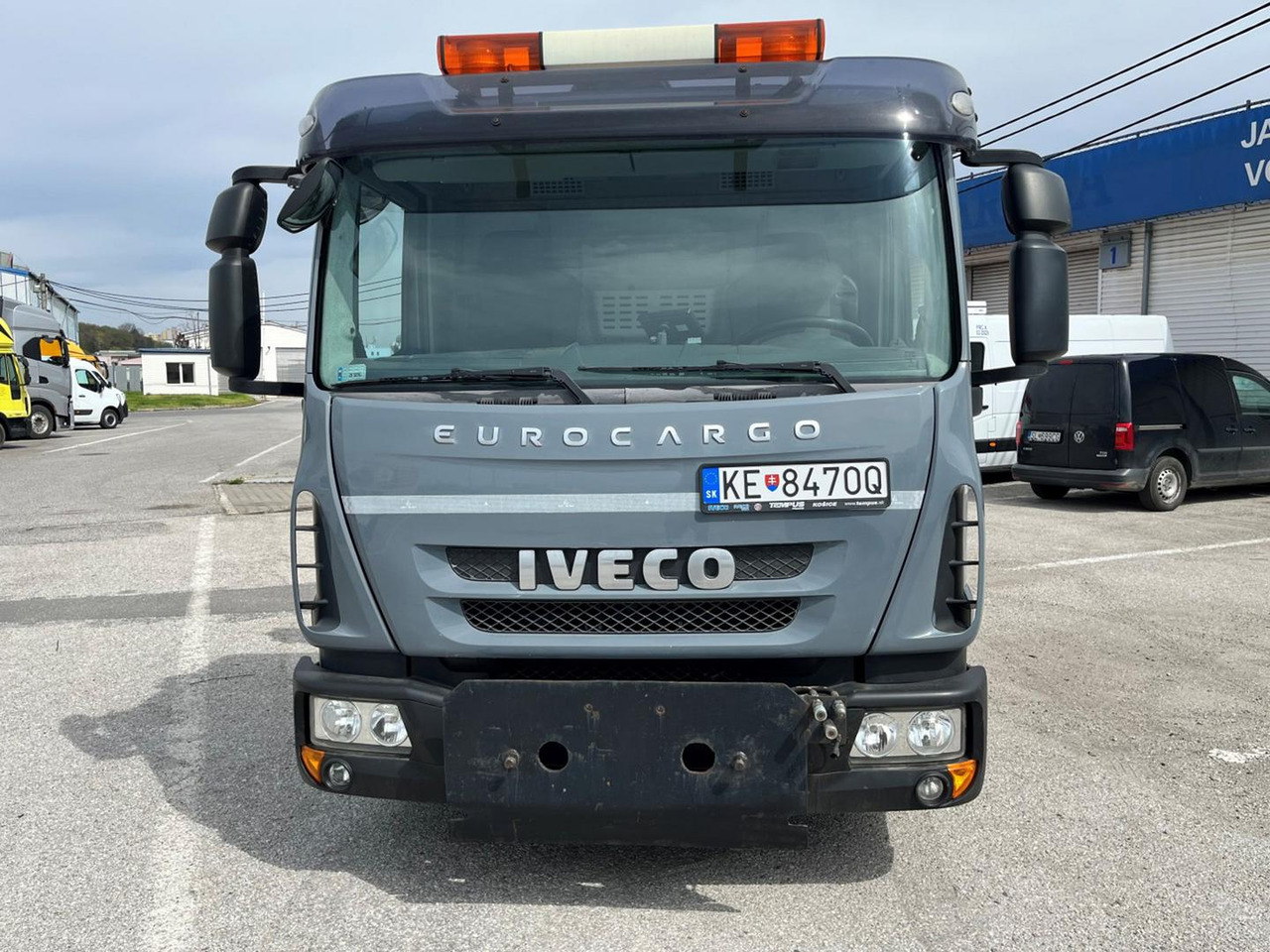 Camión multibasculante Iveco EuroCargo, 80E18, Hákový nosič kontajnerov