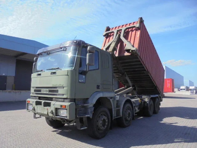 Camión multibasculante Iveco Eurotrakker 410 E37H