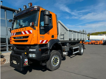 Camión multibasculante Iveco Trakker 330 EEV 4x4  Abroller + Kran Hydraulik + 
