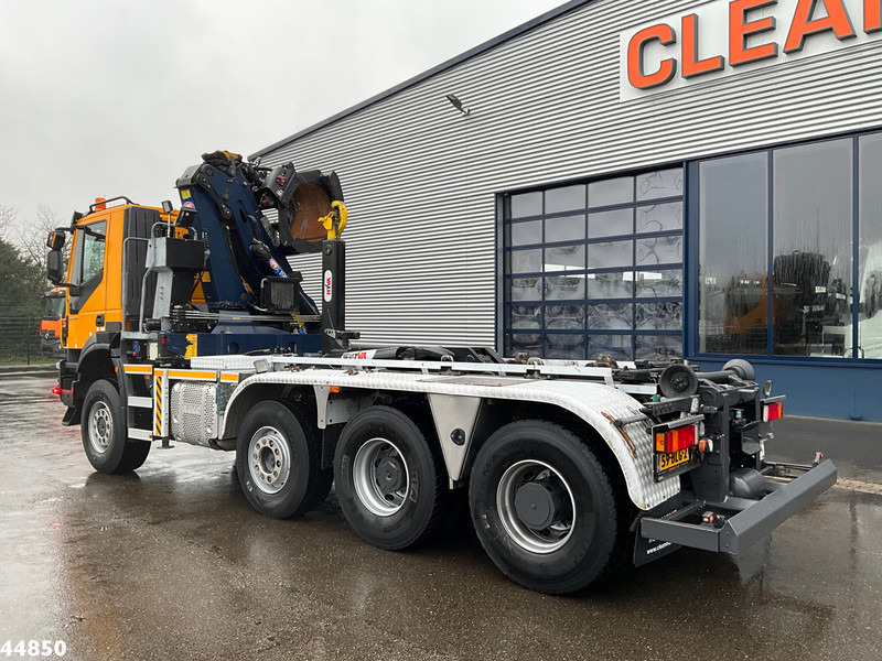 Camión multibasculante Iveco Trakker AD380T41W 8x6 Euro 6 HMF 19 Tonmeter Z-kraan