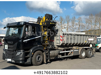 Camión multibasculante  Iveco X Way 460/Abroll HYVA/KRAN TAYFUN/LENKACHSE