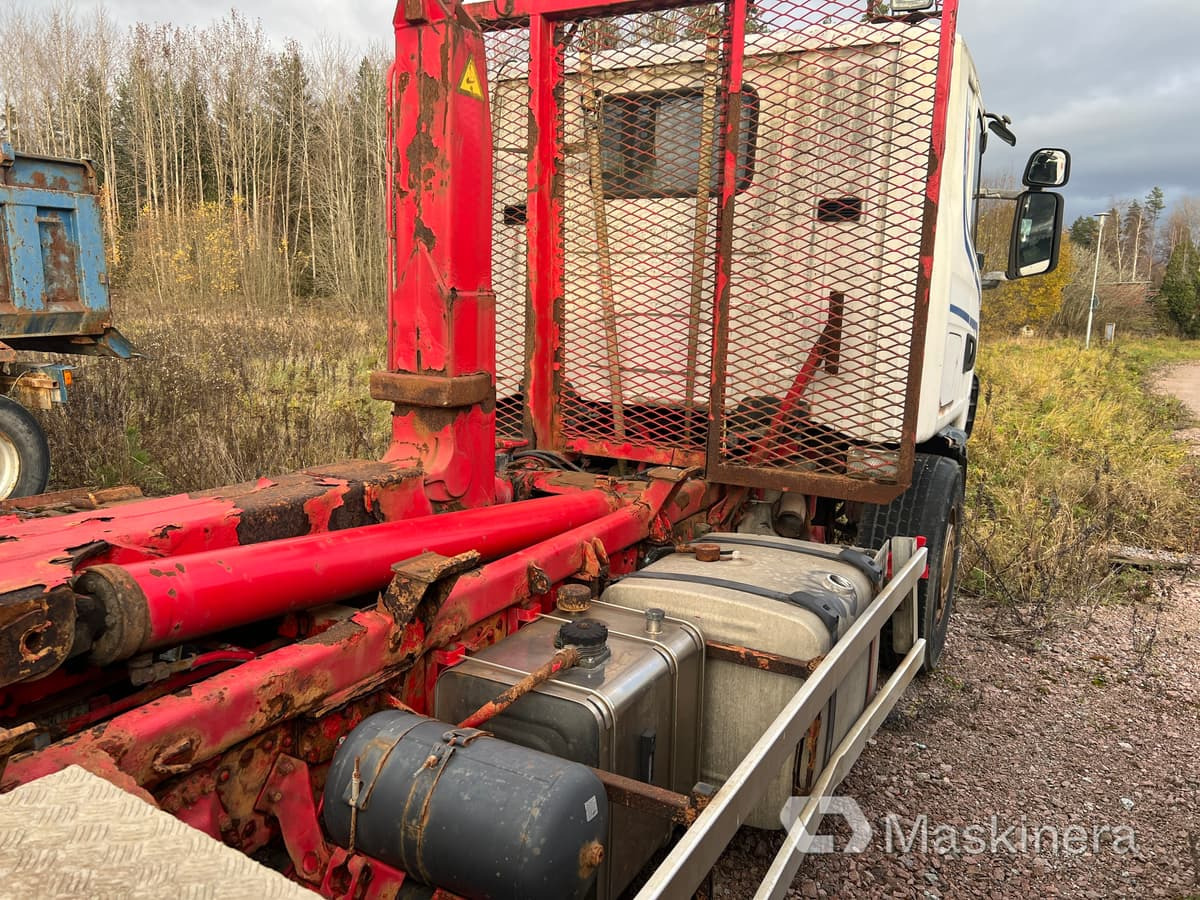 Camión multibasculante Lastväxlare Scania R124 GB 6X2 (Rep objekt)