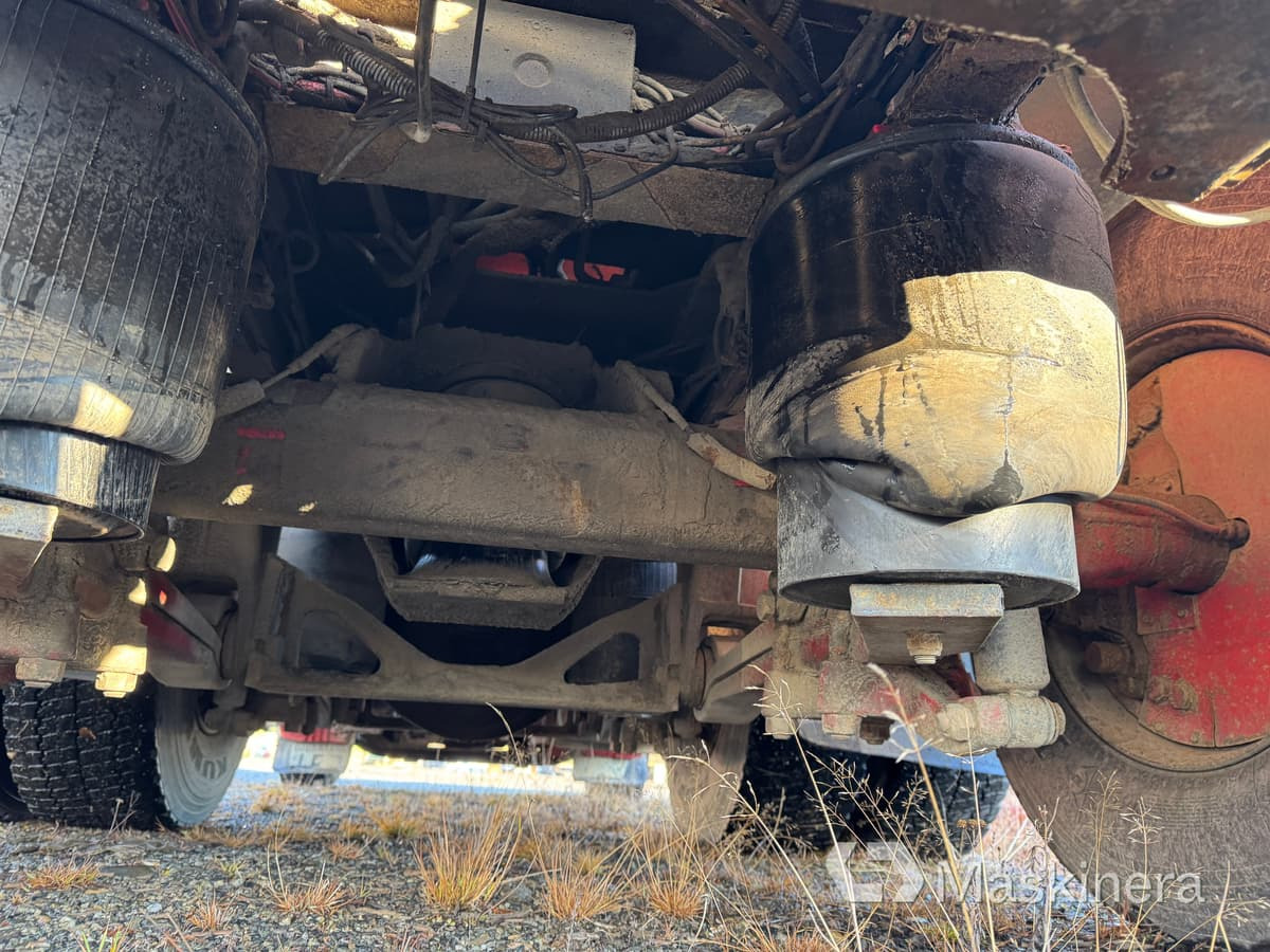 Camión multibasculante Lastväxlare Scania R144 6X2 med tre flak