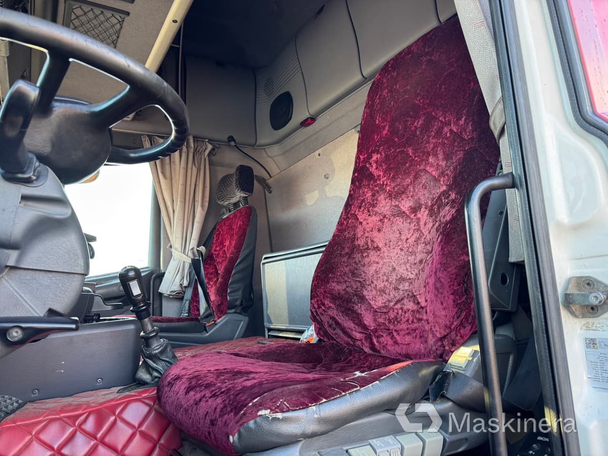 Camión multibasculante Lastväxlare Scania R144 6X2 med tre flak