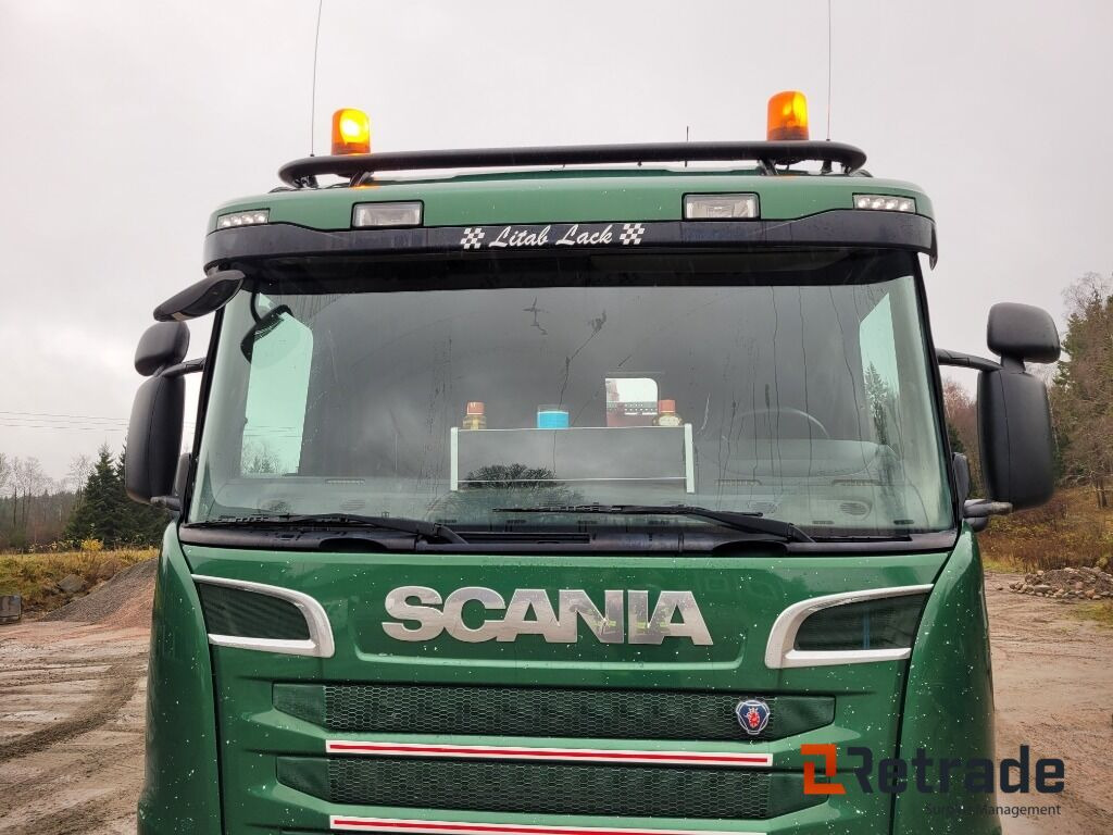 Camión multibasculante Lastväxlare Scania R520 V8 Tridem Euro 6