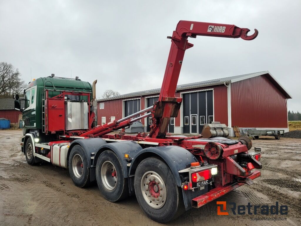 Camión multibasculante Lastväxlare Scania R520 V8 Tridem Euro 6