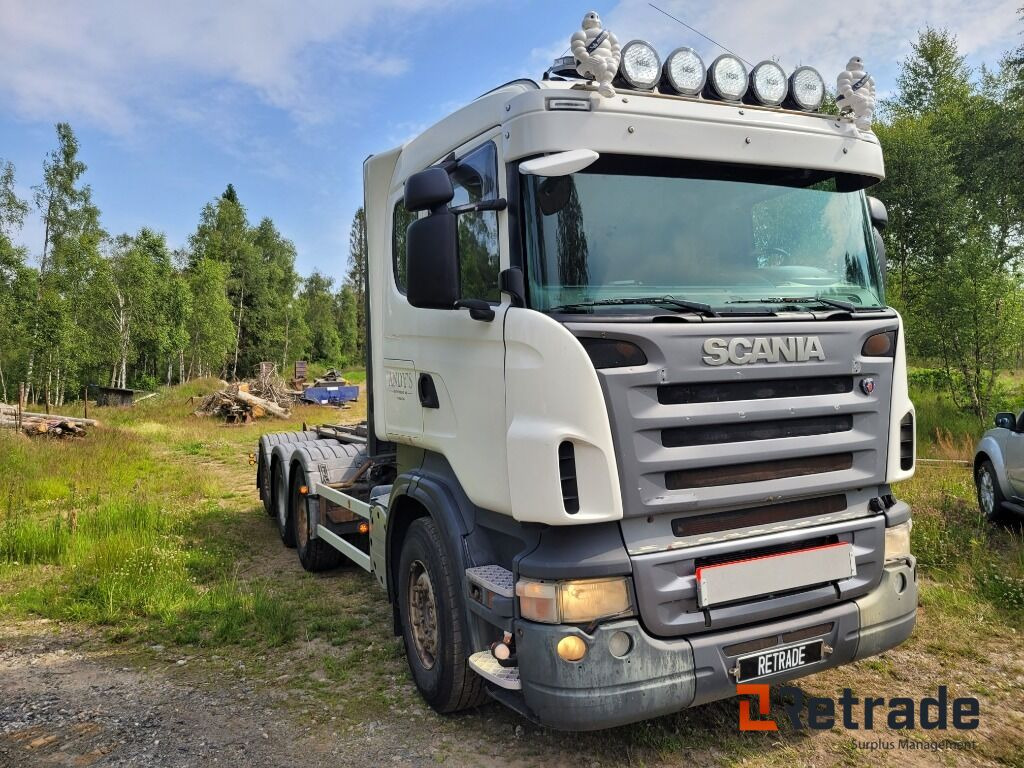 Camión multibasculante Lastväxlare tridem SCANIA R480