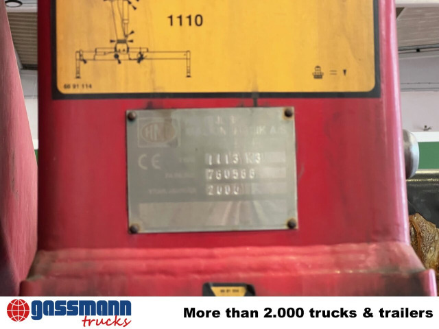 Camión multibasculante MAN 25/18.284 6x2-4 LL,Kran HMF 1113 K3, Funk,