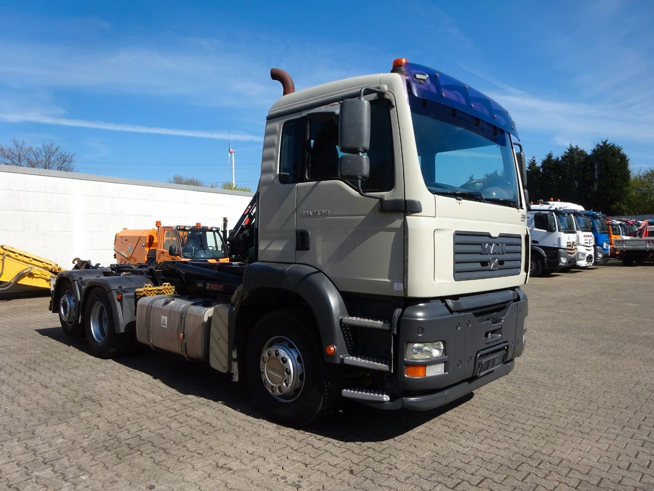 Camión multibasculante MAN 26.310 TGA Knickbarer Haken mit Lift+Lenkachse