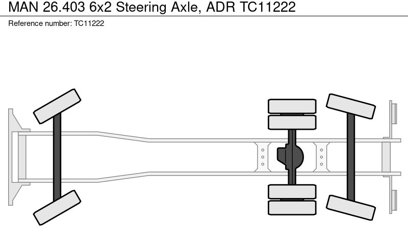 Camión multibasculante MAN 26.403 6x2 Stuuras, ADR