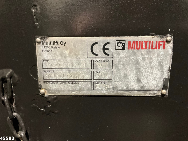 Camión multibasculante MAN TGA 26.360 Hiab 16 Tonmeter laadkraan