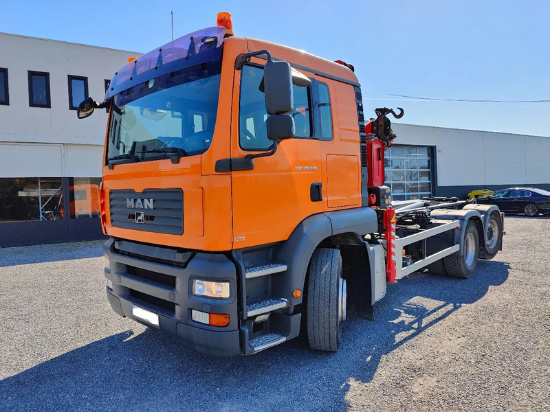 Camión multibasculante MAN TGA 28.310 Container / Fassi F130