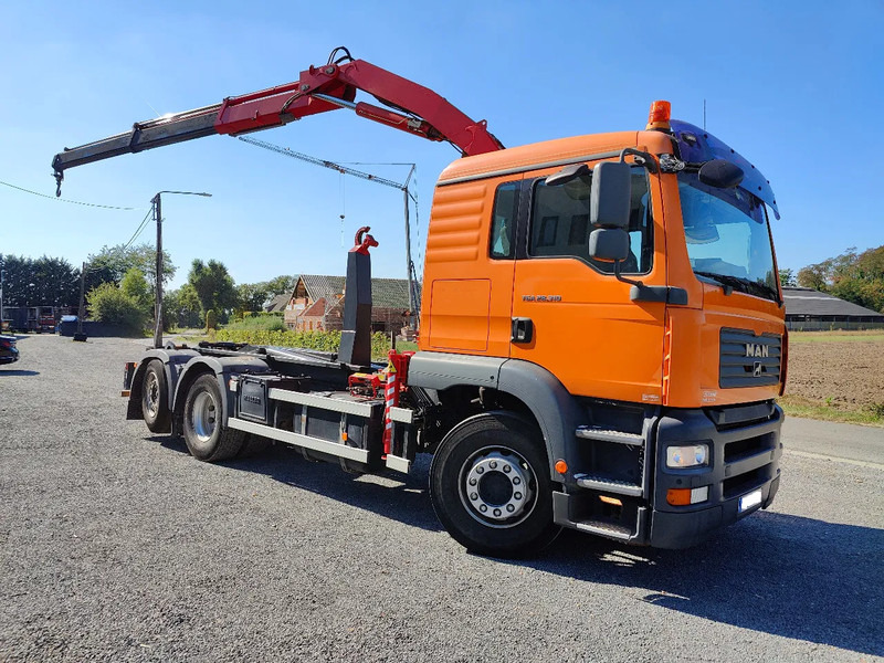 Camión multibasculante MAN TGA 28.310 Container / Fassi F130