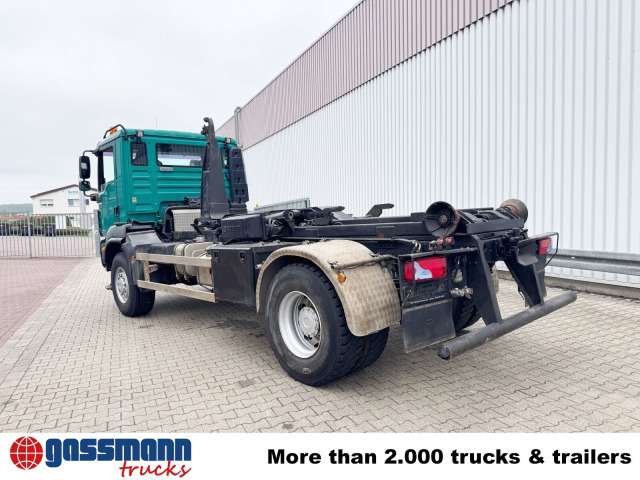 Camión multibasculante MAN TGM 18.340 4x4 BB, Hiab LHT 19046 Abrollkipper,
