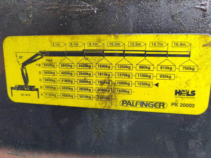 Camión multibasculante MAN TGS 26.320 Palfinger PK20002 Cotainer Marrel