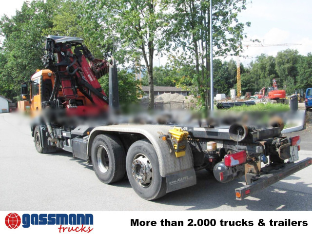 Camión multibasculante MAN TGS 26.400 6x2-4 BL, Lenk-/Liftachse, Kran