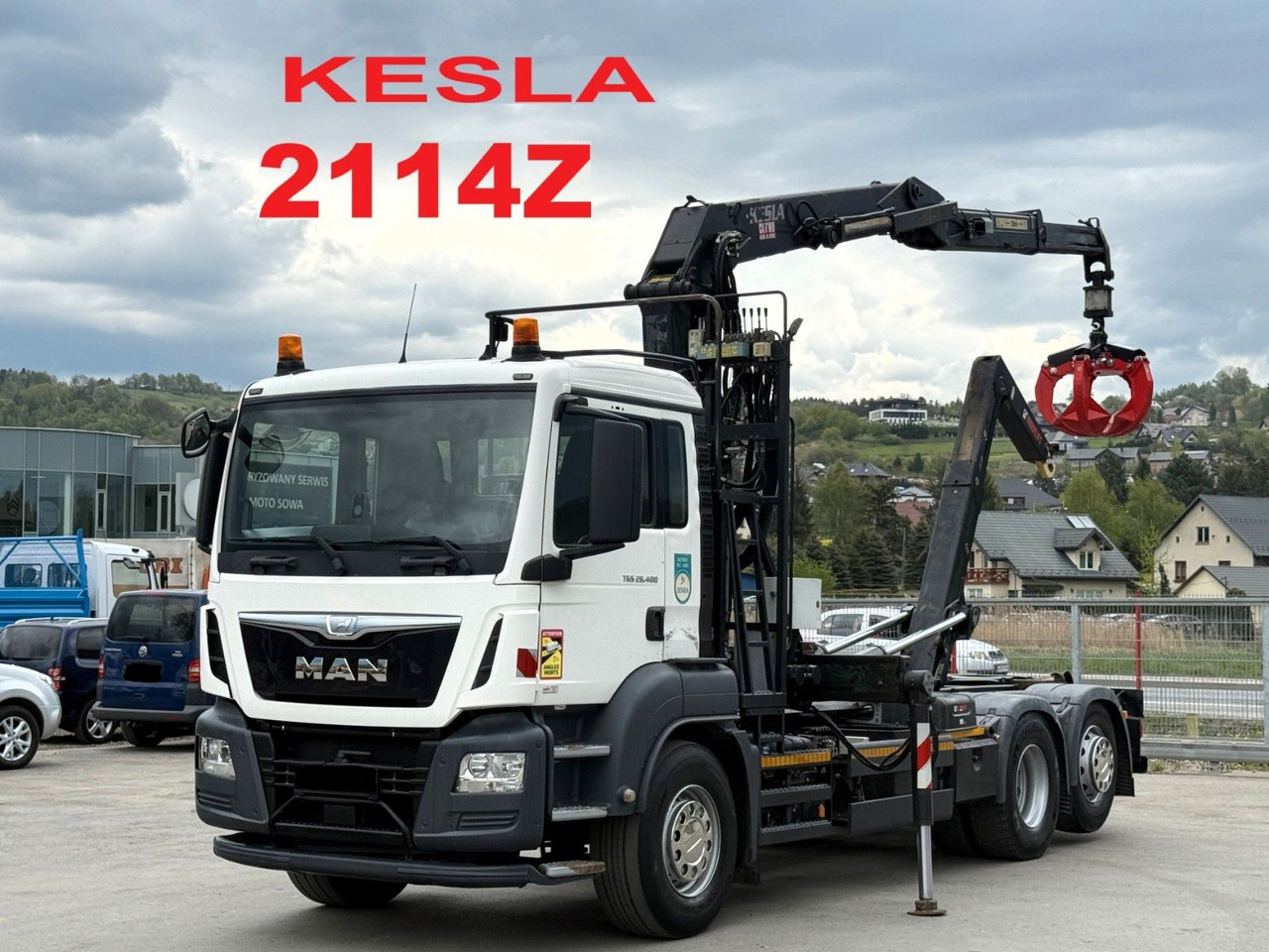 Camión multibasculante MAN TGS 26.400 Abrollkipper* KESLA 2114Z* TOP