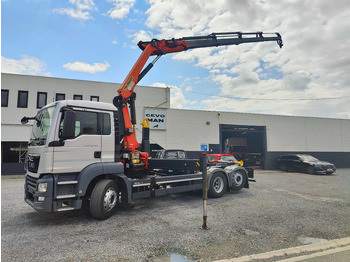 Camión multibasculante MAN TGS 26.420 Container / Palfinger PK18002