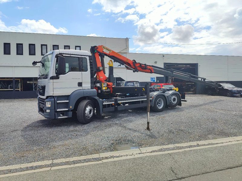 Camión multibasculante MAN TGS 26.420 Container / Palfinger PK18002