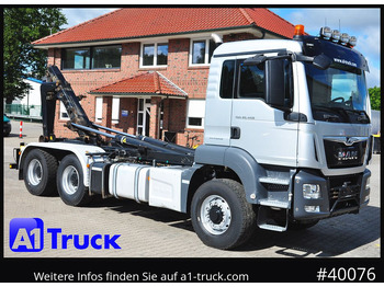 Camión multibasculante MAN TGS 26.460 BL 6X6H,  Meiller, Funk