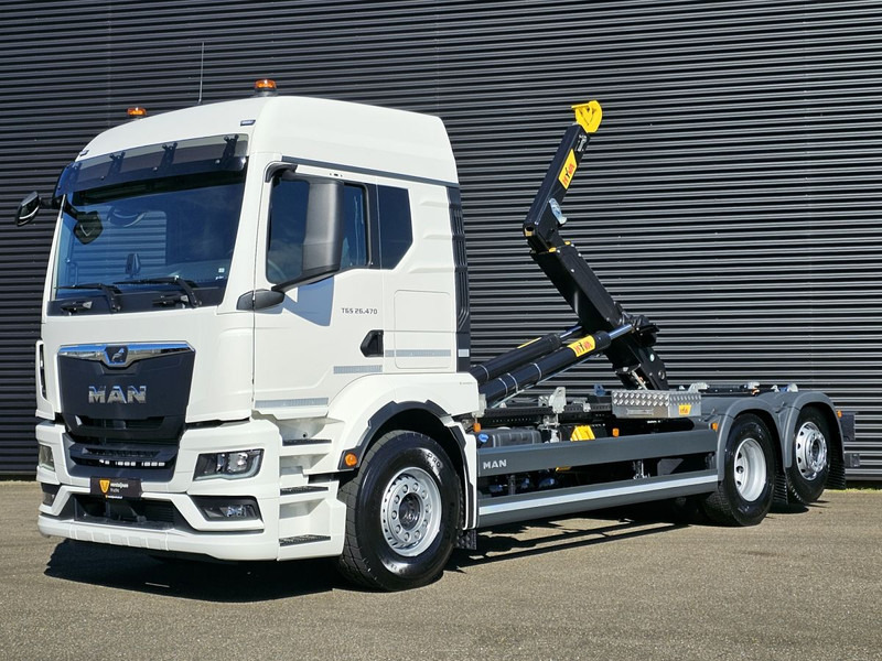 Camión multibasculante MAN TGS 26.470 6x2-4 / HAAKARM / ABROLKIPPER / NEW!