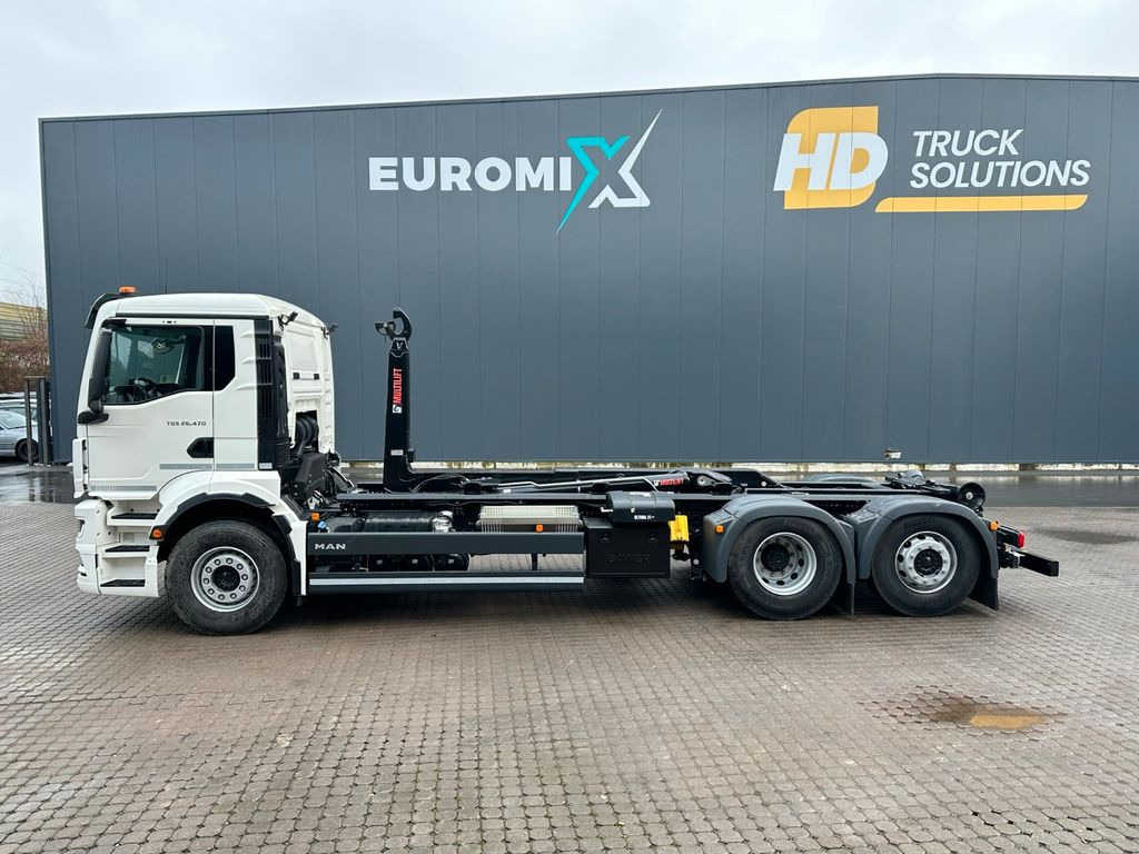 Camión multibasculante MAN TGS 26.470 6x2 Retarder MulitLift 21S59