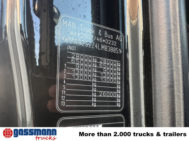 Camión multibasculante MAN TGS 26.500 6X6 BL, Intarder