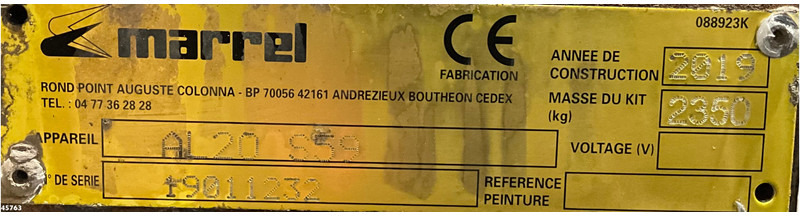 Camión multibasculante MAN TGS 28.470 Euro 6 Marrel 20 Ton haakarmsysteem