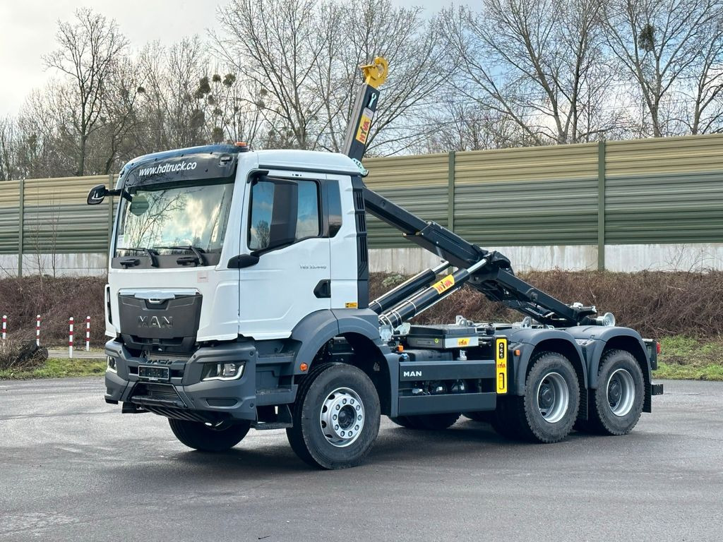 Camión multibasculante MAN TGS 33.440 6x4 Euro6e Abrollkipper Hyva