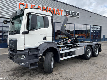 Camión multibasculante MAN TGS 33.470 6x4 Euro 6 Full Steel AJK 20 Ton haakarmsysteem