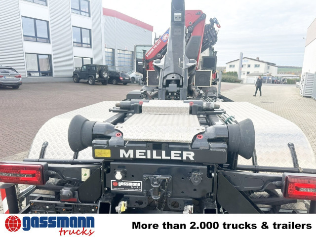 Camión multibasculante MAN TGS 35.480 8X4 BL, Intarder, Kran HMF 3220-K6,