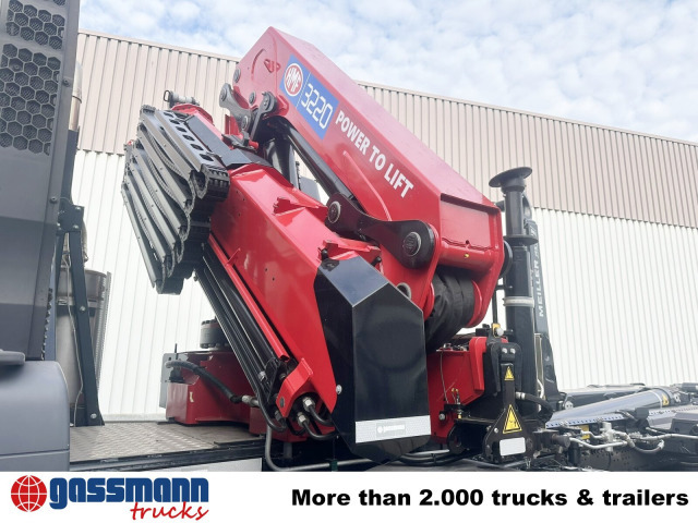 Camión multibasculante MAN TGS 35.480 8X4 BL, Intarder, Kran HMF 3220-K6,