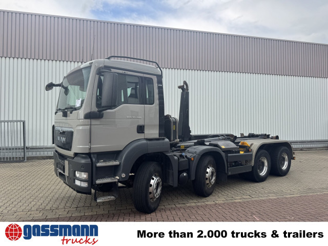 Camión multibasculante MAN TGS 35.480 8x4 BL, Meiller RK 30.62 bis 6,5 m