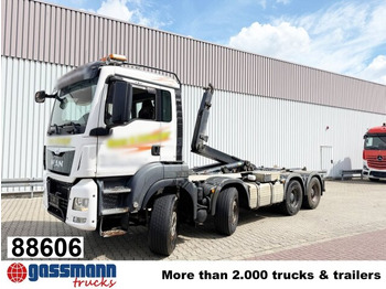 Camión multibasculante MAN TGS 35.480 8x4 BL, PriTarder, Navi