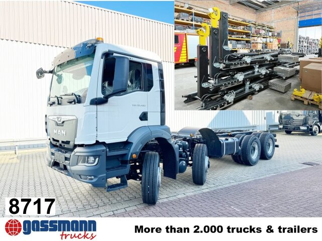 Camión multibasculante MAN TGS 35.480 8x6H BL CH, HydroDrive, Navi,