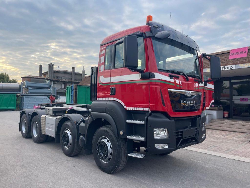 Camión multibasculante MAN TGS 41.480 SCARRABILE