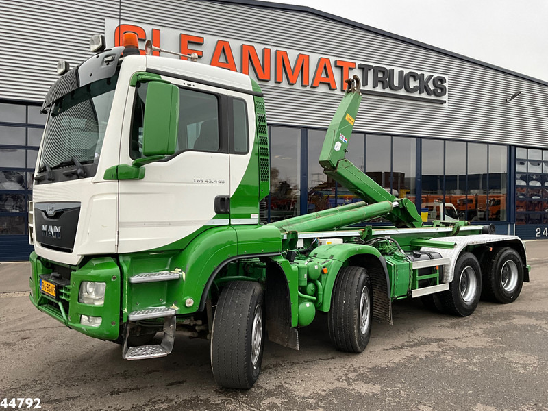 Camión multibasculante MAN TGS 43.440 8x4 Euro 6 VDL 40 Ton haakarmsysteem
