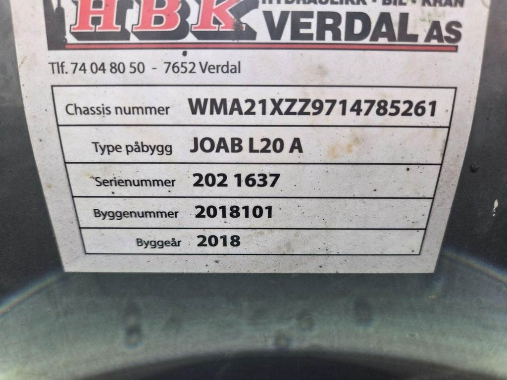 Camión multibasculante MAN TGX26.580 6X2 JOAB