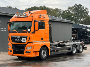Camión multibasculante MAN TGX 26.440 6x2 Euro6 Meiller Hakenlift 