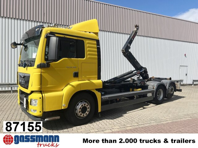 Camión multibasculante MAN TGX 26.480 6X2-2 LL, Intarder, Navi, Liftachse