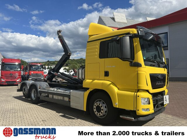 Camión multibasculante MAN TGX 26.480 6X2-2 LL, Intarder, Navi, Liftachse