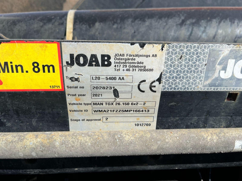 Camión multibasculante MAN TGX 26.510 6x2*4 JOAB L 20 ton / L=5400 / H=1570 mm / INTARDER