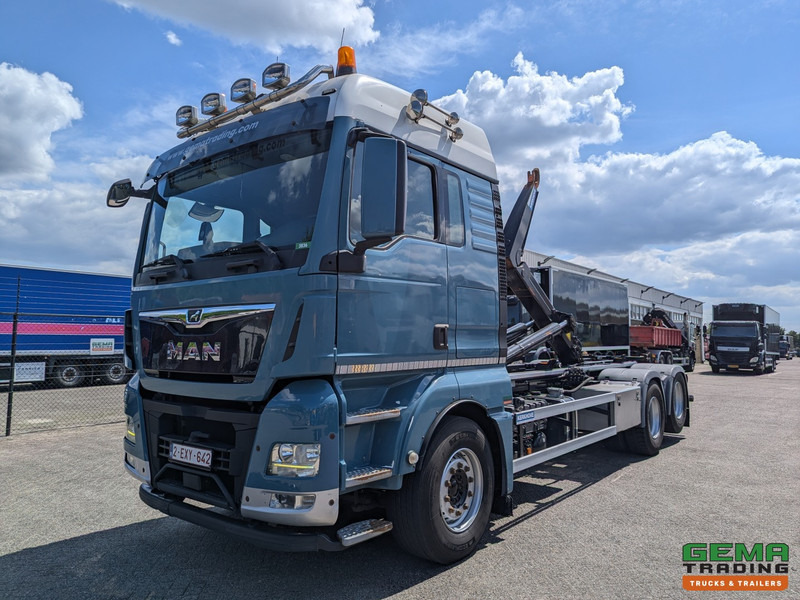 Camión multibasculante MAN TGX 28.460 6x2 XL Euro6 - Haakarm systeem 20T - Hydrolift HL20-6430 - Lift-As - Vangmuil