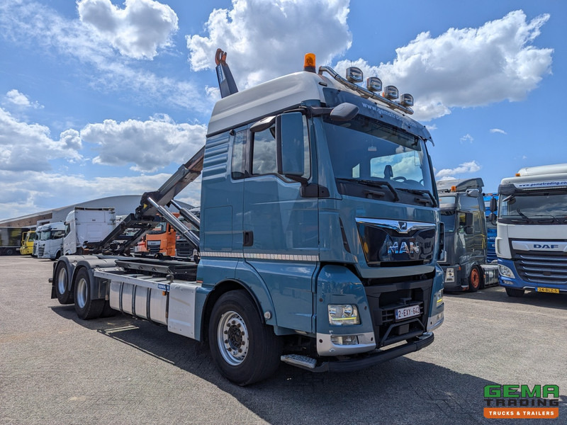 Camión multibasculante MAN TGX 28.460 6x2 XL Euro6 - Haakarm systeem 20T - Hydrolift HL20-6430 - Lift-As - Vangmuil