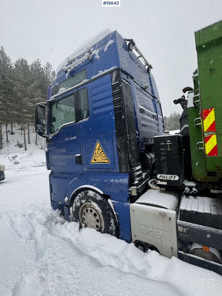 Camión multibasculante MAN TGX 33.680 Krokbil med Palift Krok