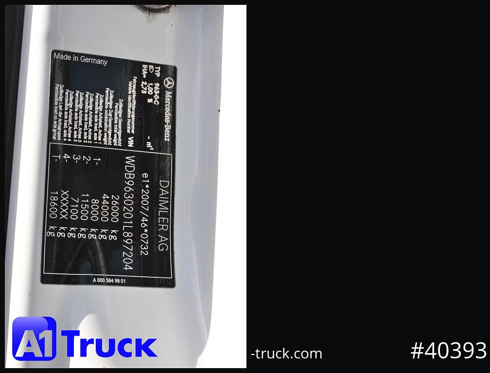 Camión multibasculante MERCEDES-BENZ Antos 2543, Meiller, Abrollkipper, Lift-Lenkachse,