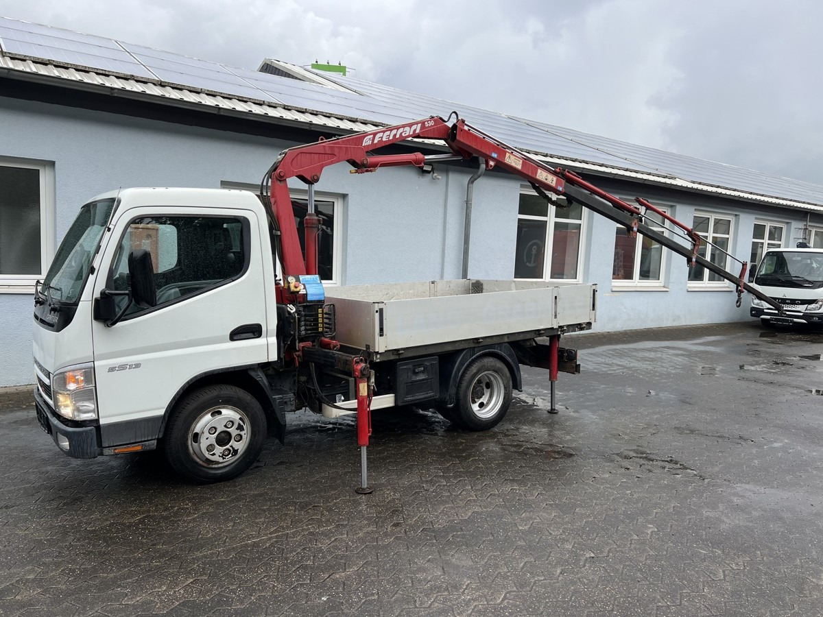 Camión multibasculante MITSUBISHI Canter 5S13 m. Ladekran Ferrari 530 3xhydr1xmech